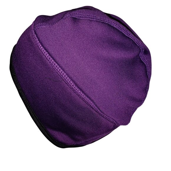 Igloos Gorpcore Retro Warm Royal Purple/Black Street Wear Urban Skully Cap Men - Picture 5 of 8